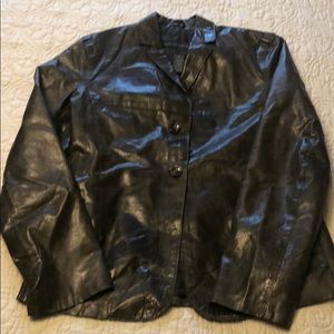 Banana Republic size 2 brown leather jacket